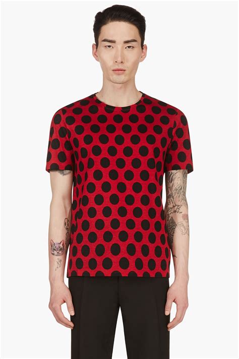 red and black burberry shirt|Burberry prorsum t shirt.